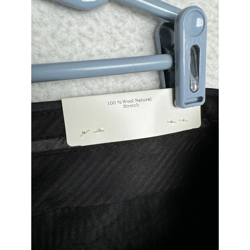 NEW $175 - Vintage RALPH LAUREN Ultraflex Wool Gray Dress Pants - Men's 42x30
